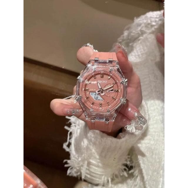 聖誕節手錶女款草莓奶昔顯白情人節送女朋友生日禮物女生小眾輕奢