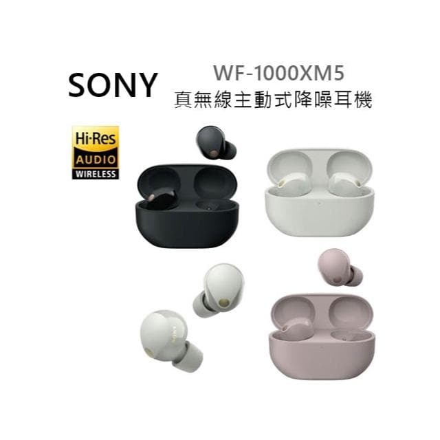 少量現貨特殺！台灣索尼公司貨 SONY WF-1000XM5 真無線耳機 藍牙 HiRes 交換禮物 尾牙春酒