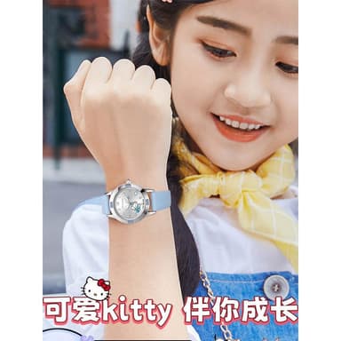 美樂蒂hellokitty聖誕節生日禮物手錶女孩小學生只看時間女童手錶