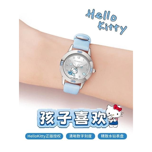 美樂蒂hellokitty聖誕節生日禮物手錶女孩小學生只看時間女童手錶