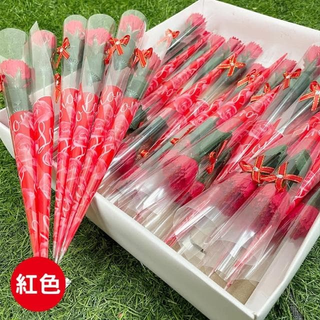 香皂花 康乃馨 母親節 37cm帶鑽款 送禮 婚禮小物 人造花 乾燥花 情人節 畢業禮物 假花