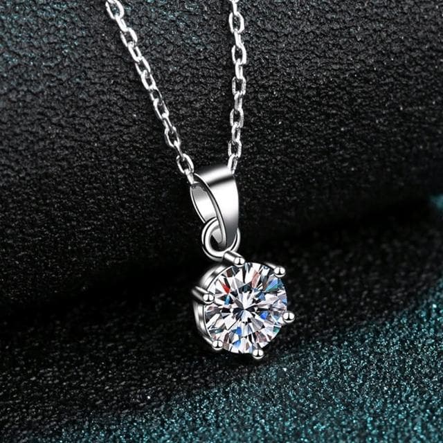 【巴黎精品】現貨+預購 莫桑鑽石項鍊飾品配件925純銀項鍊-5克拉水鑽水滴垂墜飾莫桑鑽項鍊女飾品莫桑鑽項鍊女飾品v1ae41