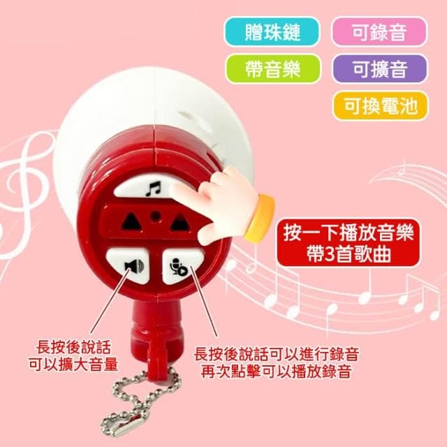 迷你大聲公 迷你擴音器 迷你喇叭 小型大聲公 小型擴音器 大聲公吊飾 搞怪吊飾 錄音吊飾 交換禮物 生日禮物