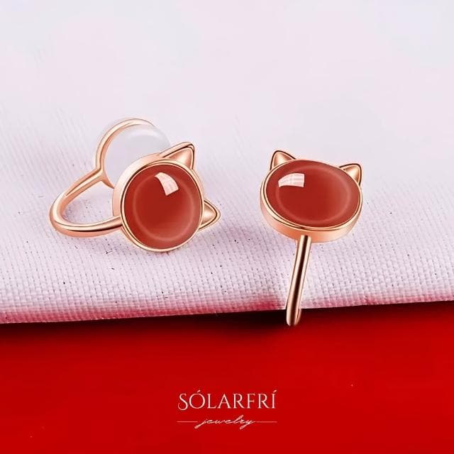 【SOLARFRi】無耳洞耳夾耳環｜貓耳款佩戴舒適 附品牌禮盒包裝 閨蜜生日情人節女友母親老婆聖誕禮物