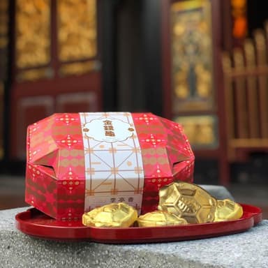 李亭香｜金龜聚寶盆 (10入)(糕點、甜點、點心、下午茶、零食、送禮、大稻埕、傳統、泡芙、花生糖)