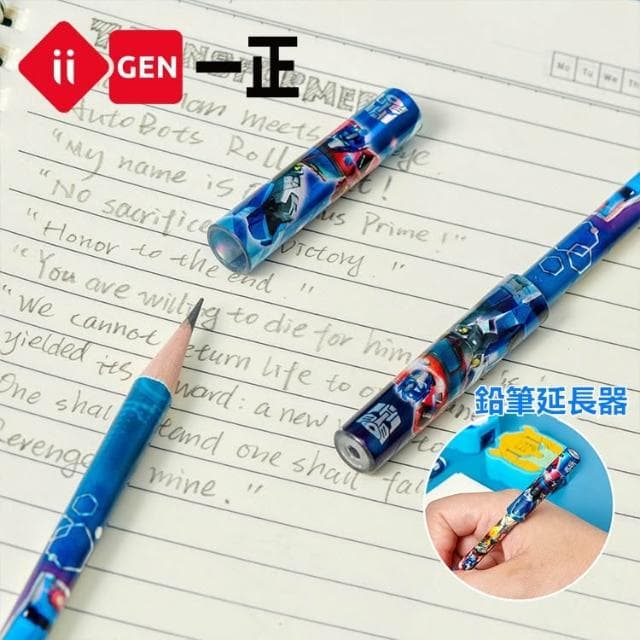 變形金剛形象沾頂式鉛筆橡皮擦套組 可擦拭捲筆刀文具套裝 YZ5871