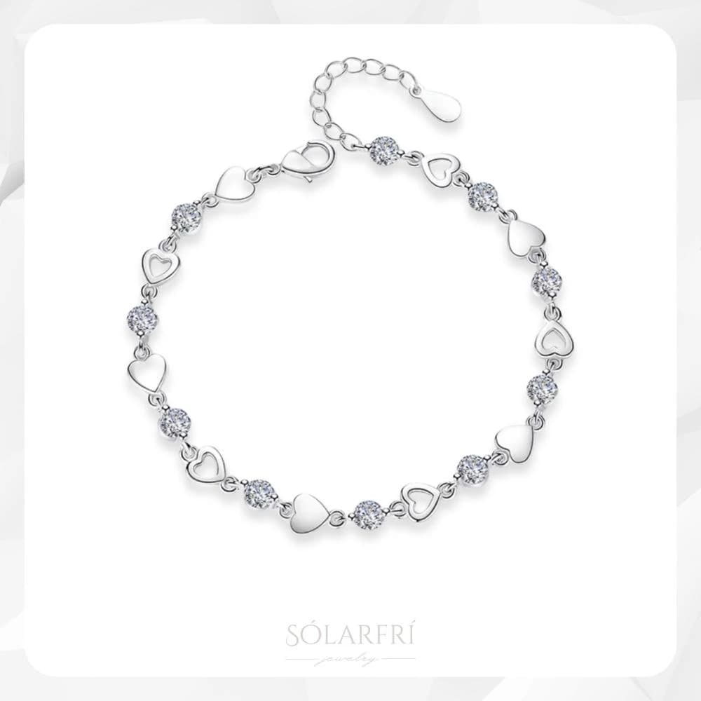 【SOLARFRi】輕奢晶耀手鏈｜可調整項鏈大小 附品牌禮盒包裝  閨蜜生日情人節女友母親老婆聖誕禮物