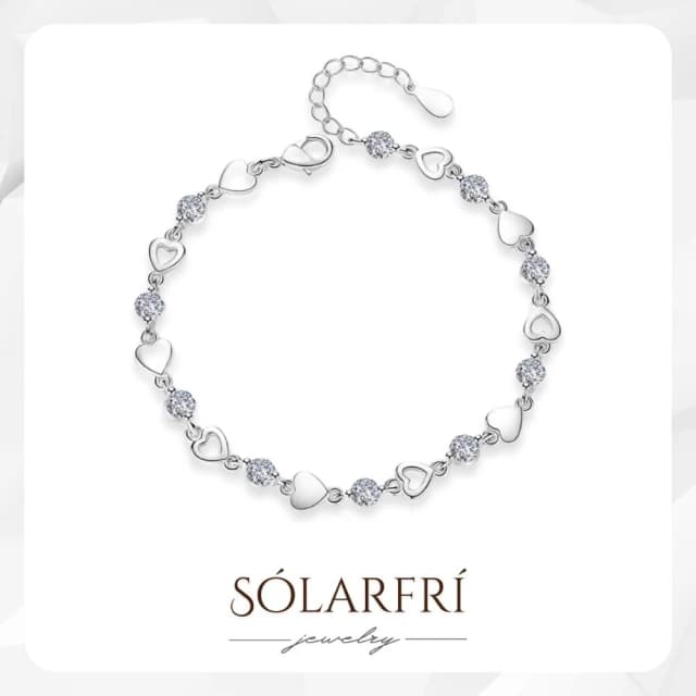 【SOLARFRi】輕奢晶耀手鏈｜可調整項鏈大小 附品牌禮盒包裝  閨蜜生日情人節女友母親老婆聖誕禮物