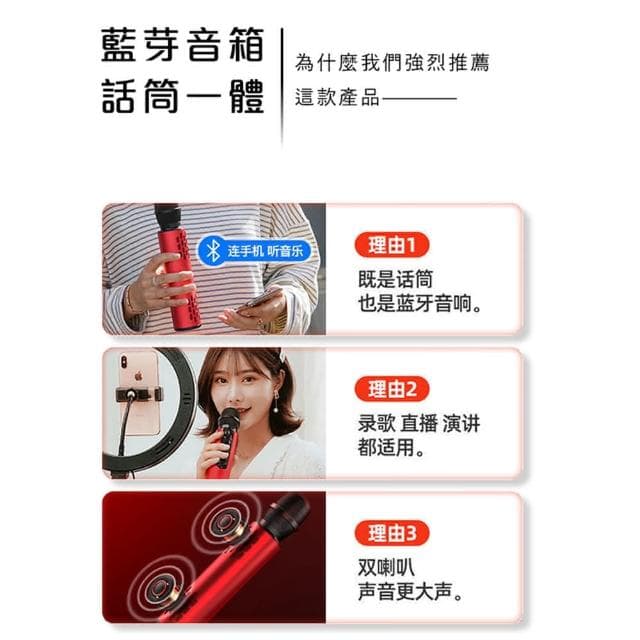 LEBO樂柏 M6無線電容藍牙麥克風 通過BSMI及NCC認證 保固一年(可消原音 情人節 生日禮物 藍芽K歌 直播)