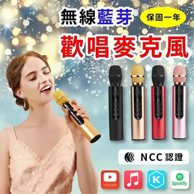 LEBO樂柏 M6無線電容藍牙麥克風 通過BSMI及NCC認證 保固一年(可消原音 情人節 生日禮物 藍芽K歌 直播)