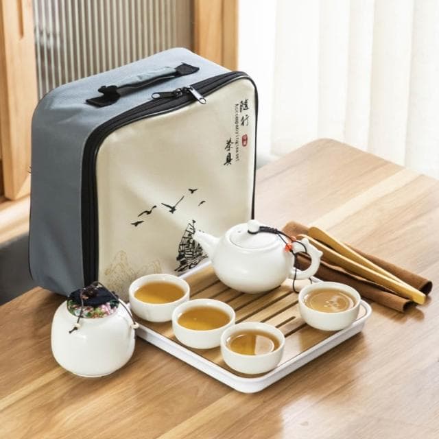 R.H獵戰  銘逸鋒茶具套裝 旅行高級全套茶具 便攜式戶外功夫茶具組
