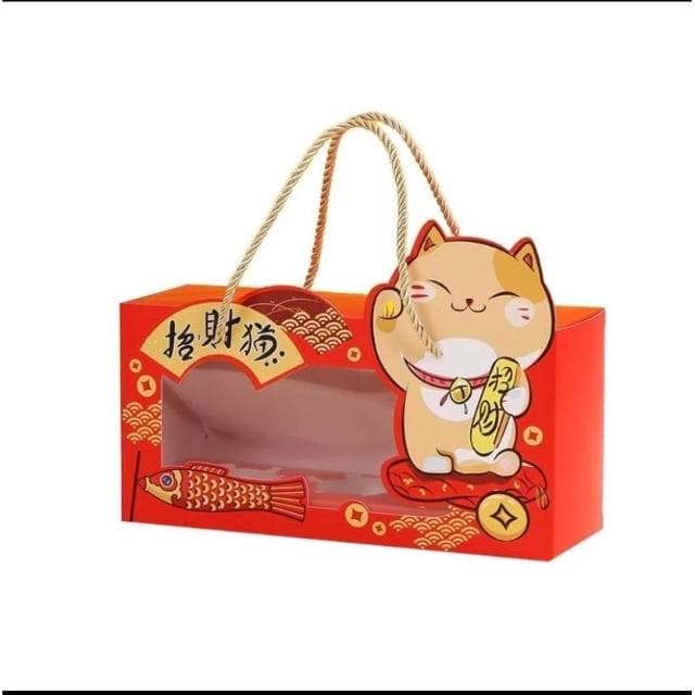 禎巧妙 台灣現貨 蛋糕盒 聖誕/新年 3格手提蛋糕盒（送插卡）3格手提蛋糕盒 蜂蜜包裝禮盒 手提紙盒 聖誕節包裝盒 新年禮盒 燕窩禮品盒 聖誕馬芬禮品盒