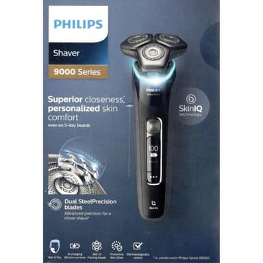 5Cgo🏆全新公司貨 荷蘭製 代理商公司貨 Philips 飛利浦 S9000 智能系列三刀頭電鬍刀 S9986/50 內含:電鬍刀、彈出式鬢角刀、無線清洗座 #141938