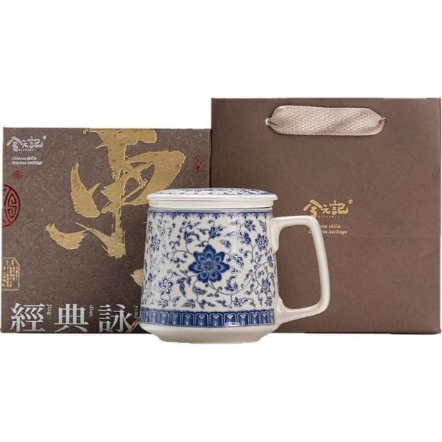 辦公杯過濾馬克杯伴手禮帶蓋水杯茶水分離泡茶杯父親節禮物