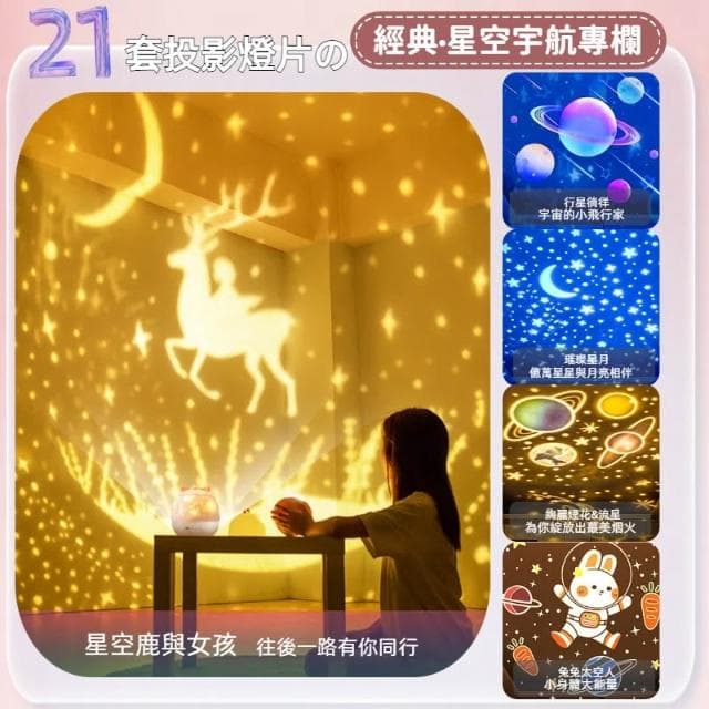夢幻星空投影燈 小夜燈 房間氣氛燈 助眠 氛圍燈 兒童禮物 星空燈 星星燈 房間氛圍燈 魔法 生日禮物 氣氛燈 音樂 裝飾 房間裝飾
