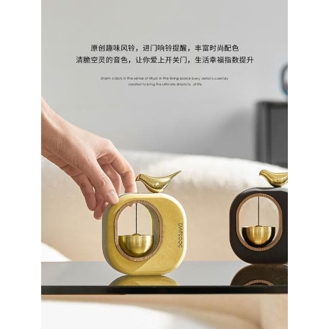 小柒家Mercure 進門銅鈴鐺門開門入戶門鈴客廳門口裝飾禮物喬遷禮品