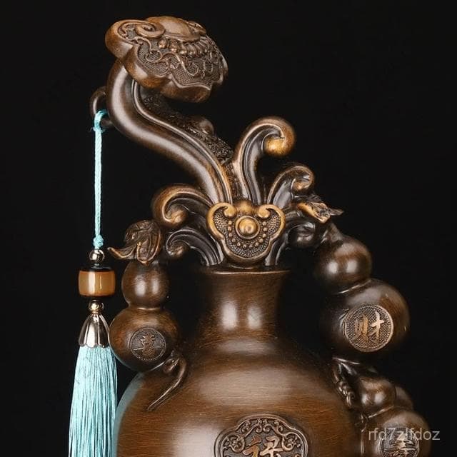 福祿如意葫蘆擺件福祿壽喜財客廳玄關電視櫃酒櫃店鋪新房喬遷禮物財位擺件招財擺件客廳擺件風水擺件玄關擺飾招財風水