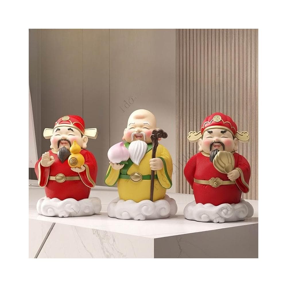福祿壽擺件送長輩生日禮物爺爺奶奶祝壽禮品客廳玄關家居裝飾品風水擺件客廳擺件玄關擺件財位擺件招財擺飾入厝禮物