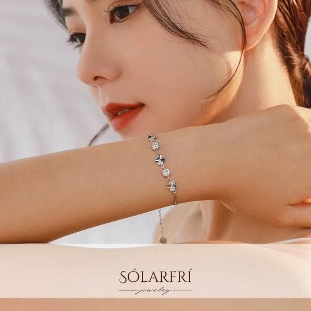 【SOLARFRi】輕奢晶耀手鏈｜可調整項鏈大小 附 附品牌禮盒包裝  閨蜜生日情人節女友母親老婆聖誕禮物