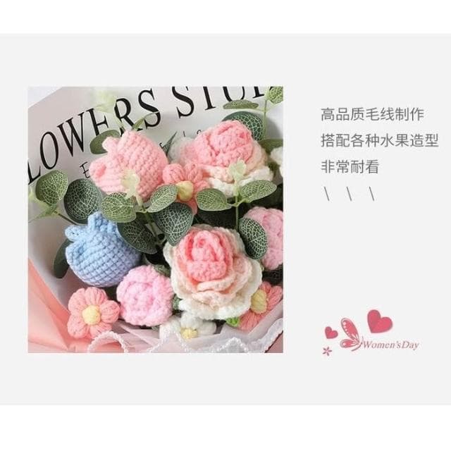 代寫賀卡 編織花束 花束禮物 手工編織花束 節日禮品 情人節禮物 母親節禮物 畢業禮物 送女友禮物 畢業禮物 女生禮物
