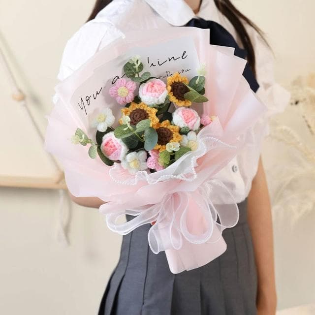 代寫賀卡 編織花束 花束禮物 手工編織花束 節日禮品 情人節禮物 母親節禮物 畢業禮物 送女友禮物 畢業禮物 女生禮物