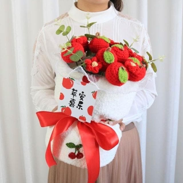 花束禮物 手工編織成品花束 編織花束 節日禮品 520情人節禮物 母親節禮物 畢業禮物 生日禮物 送女友禮物 畢業禮物