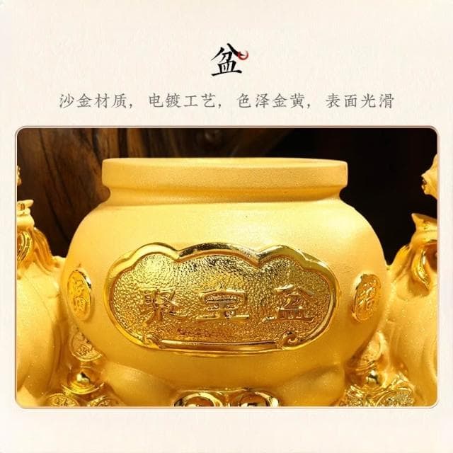 開幕禮 發財樹 金蟾招財擺件 招財貓 招財樹 財源廣進沙金貔貅 家居擺飾 客廳 玄關擺飾 入厝禮物 開店送禮 開幕送禮