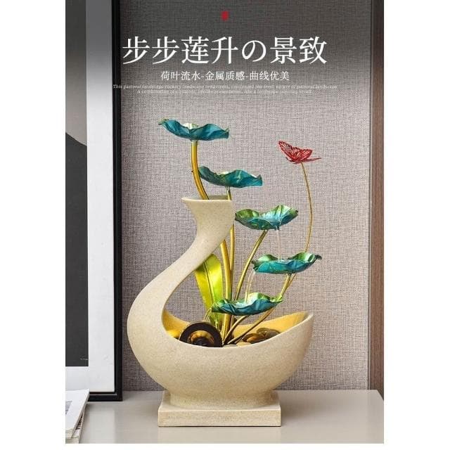 步步蓮陞 招財水流盆 水流擺件 流水盆 開運 風水 開店 滾球 流水 風水擺件 風水擺飾 玄關擺設 開業 喬遷 禮物