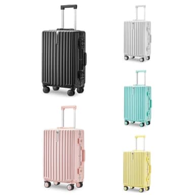 【WALLABY】馬卡龍鋁框行李箱 旅行箱 登機箱 拉桿箱 鋁框行李箱 鋁框登機箱 20吋24吋26吋28吋
