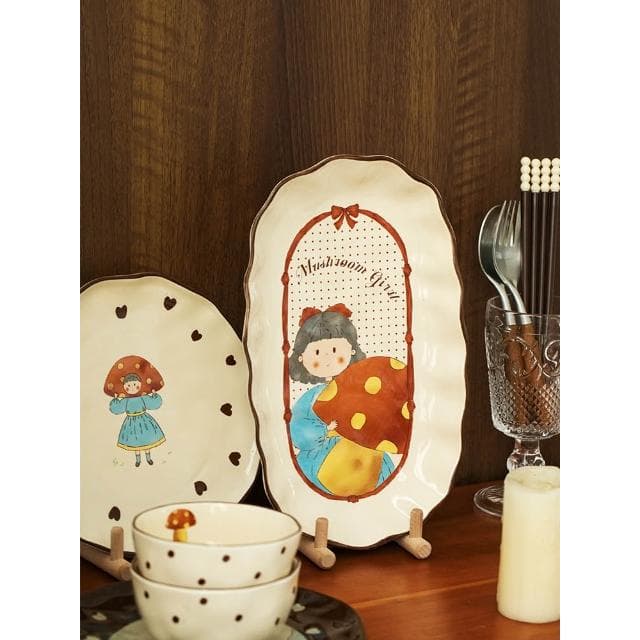 復古餐具套裝 家用陶瓷碗筷盤  閨蜜生日禮物女生伴手禮 喬遷新居禮品