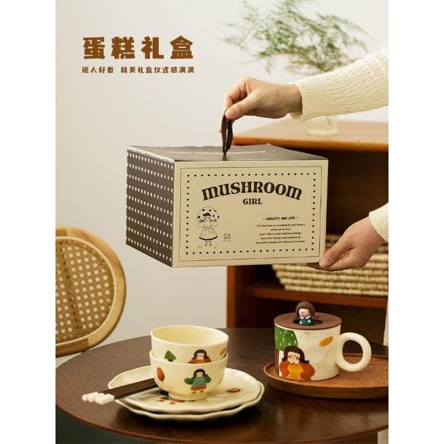 生日禮物女生餐具套裝 送女朋友閨蜜實用特別的紀念意義伴手禮碗盤