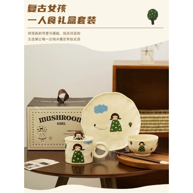 生日禮物女生餐具套裝 送女朋友閨蜜實用特別的紀念意義伴手禮碗盤