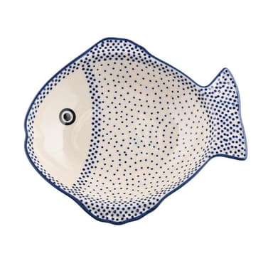 【波蘭陶】Manufaktura純淨物語系列魚形深盤19cm波蘭手工製陶瓷盤 造型盤水果盤 入厝禮 盤子 餐盤 碗盤