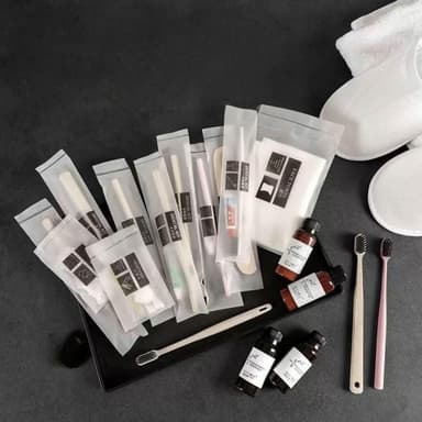 (日昭) 一次性牙刷盥洗用具五入 (出遊必備品 拋棄式 盥洗用具 牙刷 刮鬍刀 一次性馬桶墊 清潔包 旅遊套裝 旅館 民宿 簡易型清潔商品)