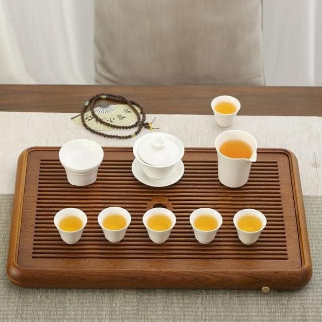 北島-茶盤 花梨木 實木茶盤 排儲兩用 茶台 茶海 泡茶瀝水盤 便攜式 家用功夫茶具 泡茶 茶道 茶托盤