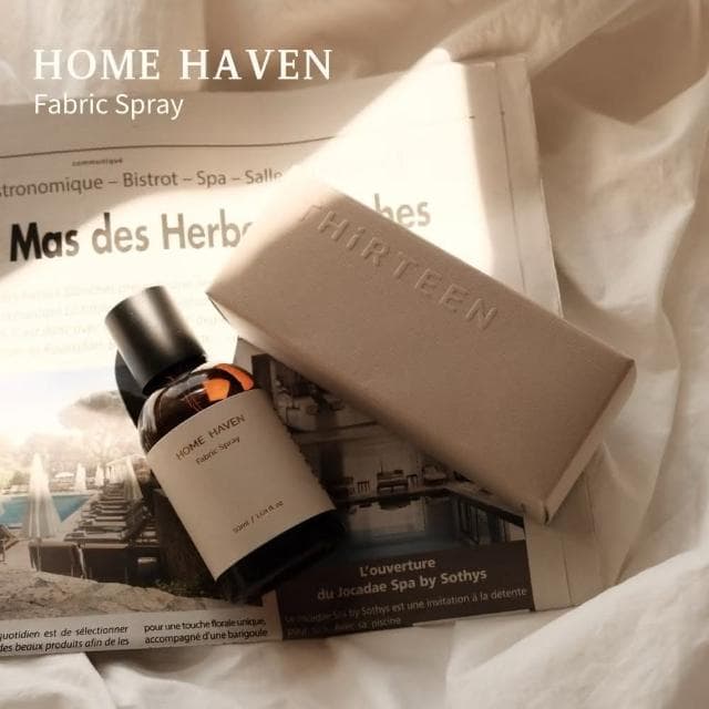 【THiRTEEN 拾參家居】HOME HAVEN 織品 / 空間香氛噴霧衣物香氛 木質調 抱枕噴霧 除臭噴霧 聖誕節 交換禮物