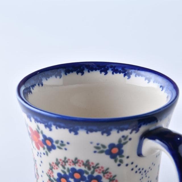 【波蘭陶】Vena野莓物語系列寬口馬克杯400ml波蘭手工製水杯茶杯馬克杯 入厝禮