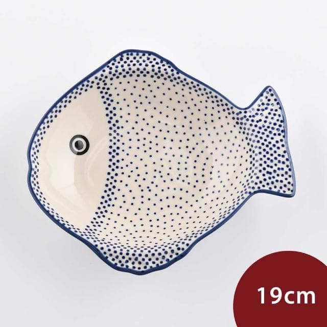 【波蘭陶】Manufaktura純淨物語系列魚形深盤19cm波蘭手工製陶瓷盤 造型盤水果盤 入厝禮 盤子 餐盤 碗盤