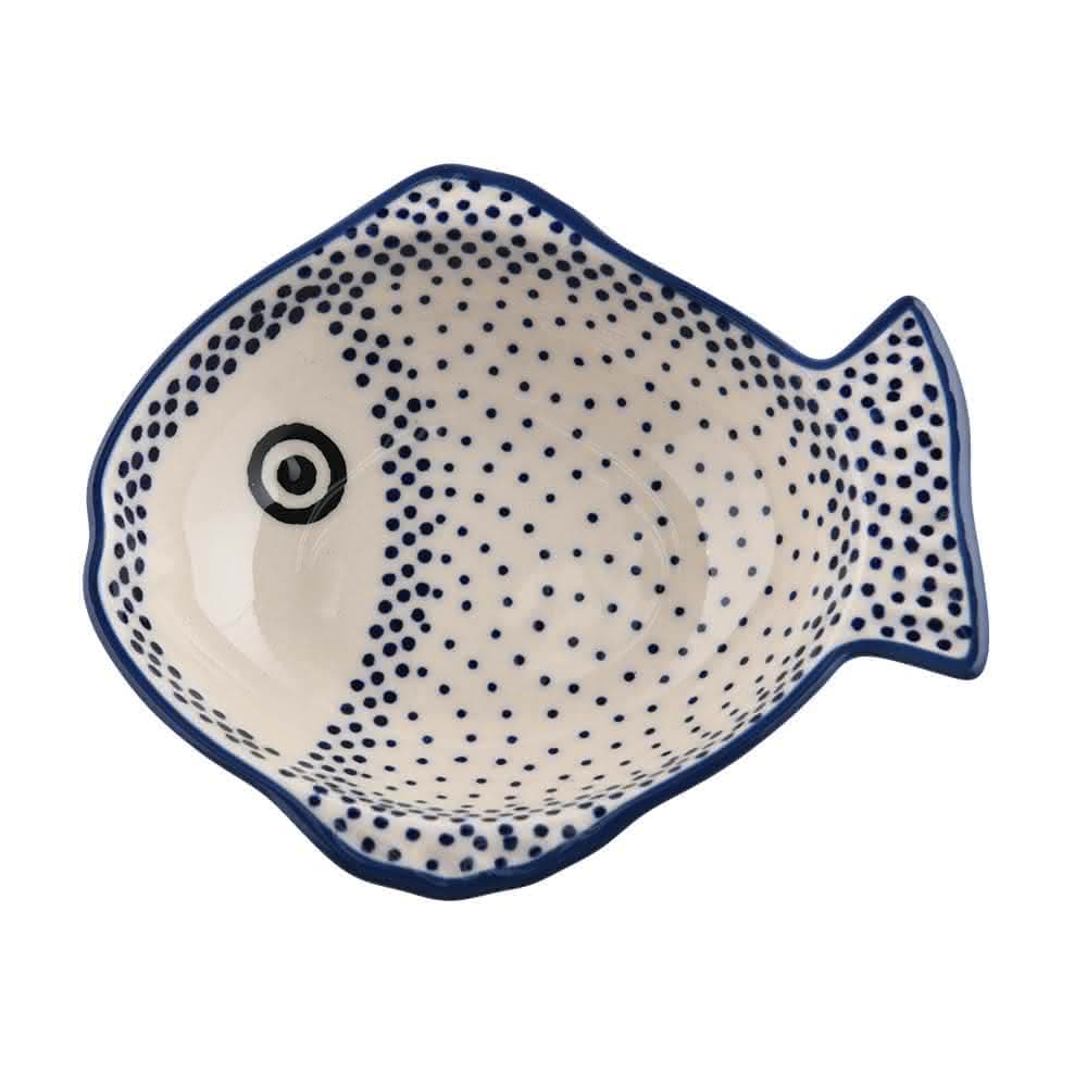 【波蘭陶】Manufaktura純淨物語系列魚形醬料碟13cm波蘭手工製陶瓷盤 造型盤水果盤 入厝禮 盤子 餐盤 碗盤