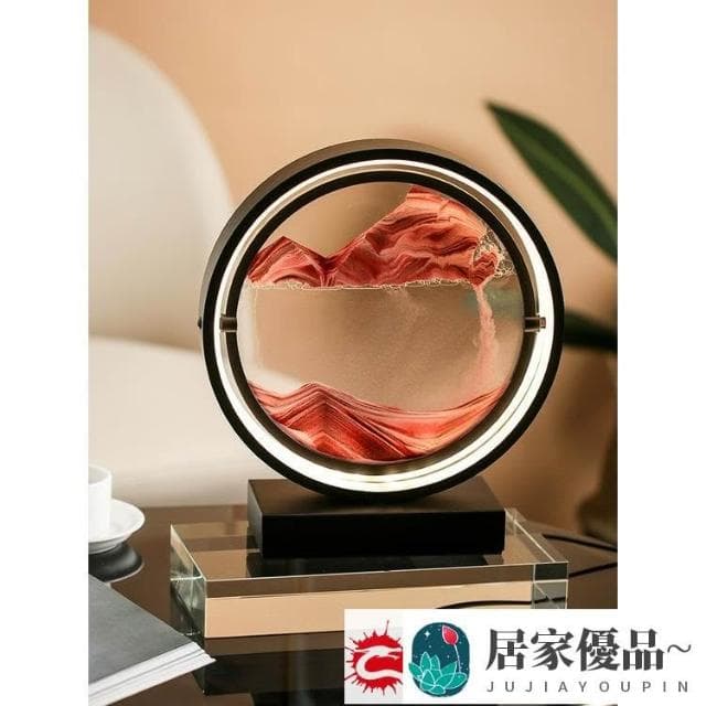 特價擺件創意解壓流沙畫沙漏擺件辦公桌面客廳臥室裝飾品喬遷結婚禮物實用