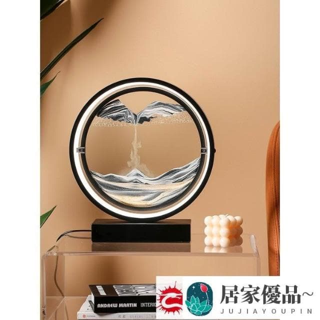 特價擺件創意解壓流沙畫沙漏擺件辦公桌面客廳臥室裝飾品喬遷結婚禮物實用