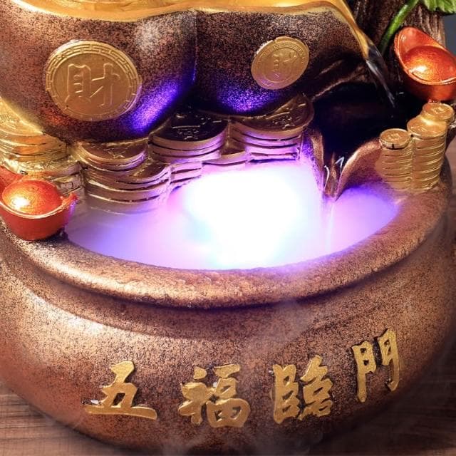 廠家直銷 流水生財假山噴泉風水輪開業禮品禮物客廳循環水店鋪飯店招財擺件假山流水魚缸噴泉工藝品家居喬遷開業禮品裝飾招財