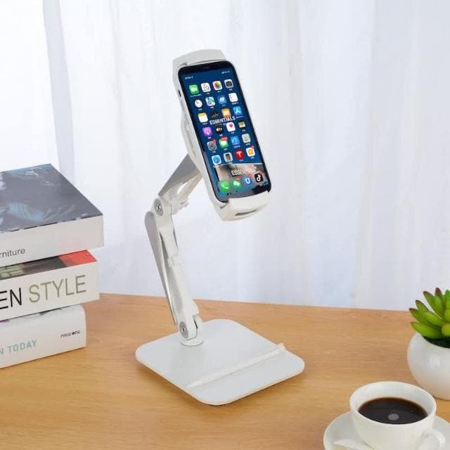 【Jokitech】多角度桌上型省幾架 可升降手機支架 夾具型平板架 iPad支架(601B) 適用4.7-13.5吋手機平板 畢業禮物