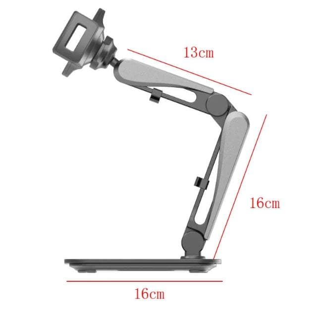 【Jokitech】多角度桌上型省幾架 可升降手機支架 夾具型平板架 iPad支架(601B) 適用4.7-13.5吋手機平板 畢業禮物