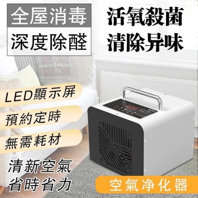 【LADUTA 拉布塔】臺灣現貨 臭氧機 5g 110v臭氧機 殺菌臭氧機 空氣淨化器 家用除甲醛 臭氧產生器