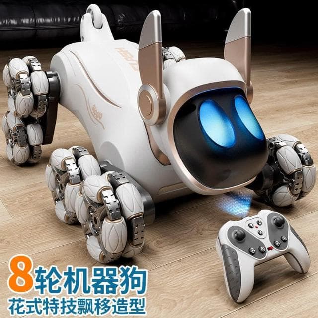 智能機器狗電動遙控車男孩玩具兒童汽車手勢感應八輪寵物生日禮物