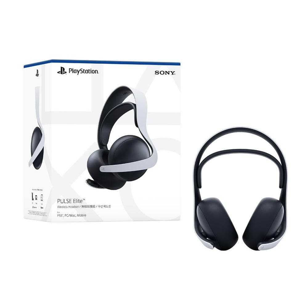 【SONY 索尼】PS5原廠 PULSE Elite 無線耳機組 經典白/午夜黑 -梓萌電玩