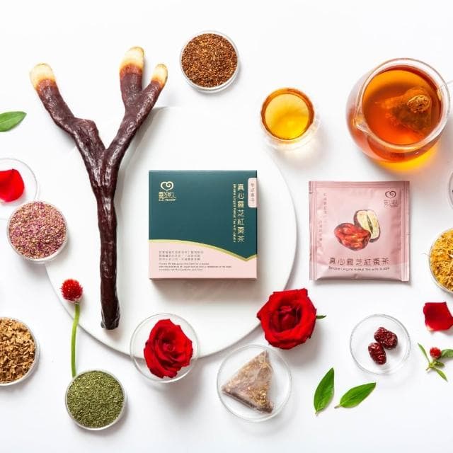 靈芝草人 真心靈芝茶禮盒 靈芝花草茶禮盒 端午節/母親節/中秋節/老婆禮物/蛇年禮盒/長輩送禮推薦/生日祝壽禮盒