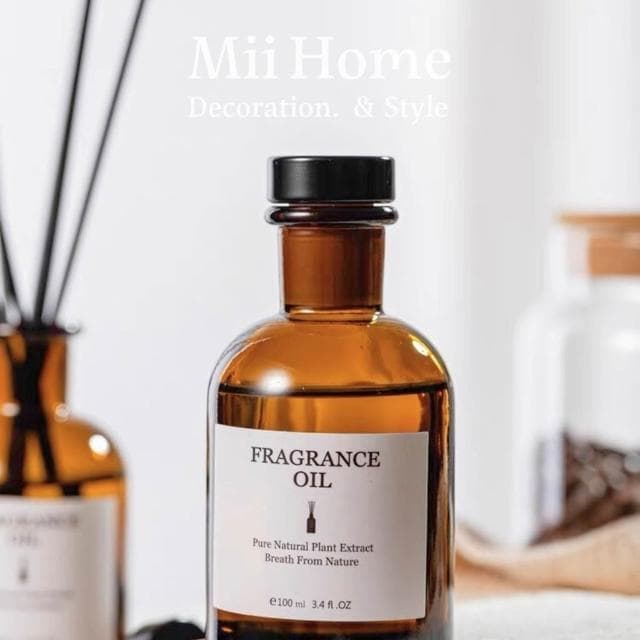 Mii厝邊 FRAGRANCE 法式茶色擴香瓶 香氛精油 擴香器 精油瓶 香薰精油 空氣清淨芳香劑 交換禮物