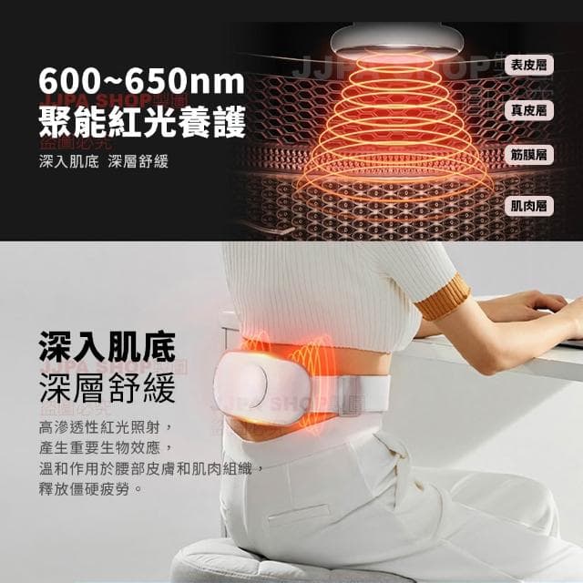 2025年終特惠 KEEPFIT 智能熱敷腰部按摩器 舒緩儀 紅光聚能熱敷 深層舒緩 附遙控器 節慶 禮物